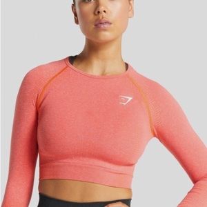 gymshark vital seamless long sleeve crop top